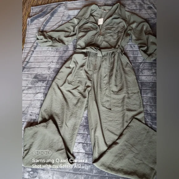 Army Green Jumpsuit - Picture 2 of 13